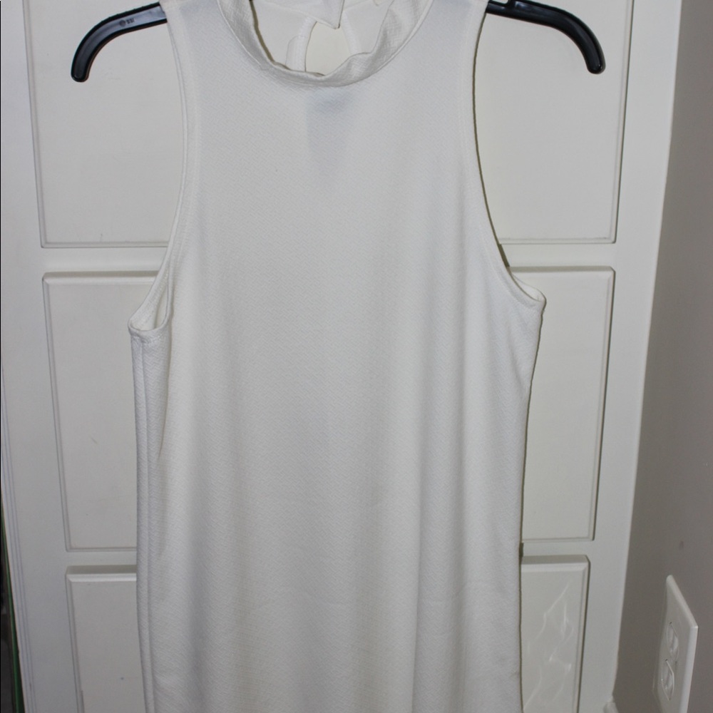 Straight High-Neck Dress
